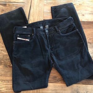 DIESEL Black Corduroys